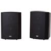 Trevi HTS 9410 Casse Acustiche 2 Vie da Interno ed Esterno con Woofer 100 mm e Tweeter 20 mm, Potenza 30W RMS / 100W Max, Struttura in ABS, Griglia in Metallo, Staffe da Parete Incluse, Nero