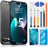 ARSSLY TFT per iPhone 15 Schermo LCD per iPhone15 A2846 A3089 A3092 A3090 6.1 Sostituzione dello Schermo LCD Display Touch Screen Digitizer Assembly con Riparazione Kit (nero)