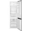 SMEG Frigorifero Combinato ad incasso, Estetica Universale, No Frost, Bianco, Classe Energetica E - C3170NE