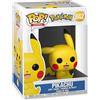 Funko Pop Games Pokemon, Pikachu, (Sitting), Figura in Vinile da Collezione,Eta 3+