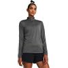 Under Armour Donna Tech 1/2 Zip- Solid, Maglia Donna Manica Lunga, Felpa donna con Zip, Comoda Maglia Palestra
