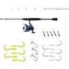 Mitchell Neuron LRF Fishing Combo, Set di Canna e Mulinello da Pesca Light Rock, Canna leggera in due pezzi con azione rapida, Mulinello robusto, Attrezzatura Inclusa, Pronta per Pescare