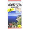 Giacché Edizioni Cinque Terre map. Guide to trails. 185 trails 1:25.000
