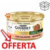 Purina Gourmet Gold Straccetti Salmone - Lattina Da 85 Gr - CONFEZIONE RISPARMIO