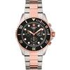 Swiss Alpine Military 7053.9 - Orologio da uomo, cronografo analogico al quarzo, in acciaio INOX, Bic-rosa/nero/nero - 9157sam