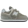 New Balance 574, Sneaker, Grigio, 18.5 EU