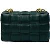 Salvadore Feretti Sf0600-Borse, Pochette Bag Donna, Verde Scuro, M