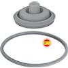 MY WAVE DZ Guarnizione per Pentola a Pressione Compatibile con WMF Perfect e Perfect Plus con Valvola - Coperchio in Silicone per Pentole (Diametro 22 cm)