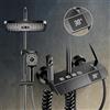 Azarton Termostatica Colonna Doccetta, Miscelatore Doccia Sistema Rubinetto con a 4 Funzioni Miscelatori Miscelatore Display Digitale Tasti del Pianoforte Set per Vasca e spruzzatore per Bagno