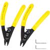 LIAYTRSS 2pcs Pinze di stripping CFS-3, Pinze di stripping a tre fori per stripping rivestimenti in fibra che vanno da 250μm a 125μm e strati esterni del jumper che vanno da 0,9 mm a 3 mm