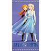 CARTOON TELO MARE FROZEN II DISNEY ELSA ANNA IN MICROCOTONE CM. 140X70 100% PL