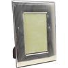 Generico Cornice Millerighe in Argento 925/1000 con retro in legno lucidato adatta a fotografia misura 100 mm x 150 mm