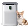 MORENTO Purificatore d'Aria Con Filtro HEPA, Filtro HEPA - Contro il dei Polveri Pollini Odori CADR 300m³/h Modalità Timer, Purificatore d'aria di Feedback di Qualità Dell'aria 1 Pack