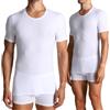 LADY·C T-Shirt da Uomo in Cotone bielastico di Alta qualità Intimo (3pack) (IT, Testo, L, Regular, Regular, Bianco)