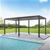 Greenwood Pergola Texas antracite 3 x 6 mt. di Greenwood