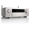 Denon AVC-X4800H Ricevitore AV 9.4 Canali, Amplificatore con Auro-3D, Dolby Atmos, DTS:X, 6 8K Ingressi e 3 uscite, Bluetooth, Airplay 2, Multiroom, compatibile Alexa, Argento