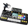 perfeclan Baby Musical DJ Set for Kids, Kids DJ Controller, TurnTable Interactive Incorporato con luci, mixer per feste di giocattoli musicali, con Microfono