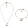 Emporio Armani Donna Collana e Orecchini in Argento Sterling Bicolore, Set