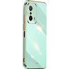 EASSGU [Telaio Elettrolitico Custodia per Xiaomi MI 11T / Xiaomi MI 11T Pro (6.67 Inches) Cover Protettiva in Morbido Silicone TPU - Verde