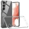 Captor Cover Samsung S25 Plus, Custodia Trasparente in Silicone TPU Morbido, Sottile, Antiurto, Anti-Graffio, Protezione Fotocamera, Anti-Ingiallimento, Flessibile per Cover S25 Plus Samsung