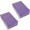 Jingyash Blocchi Yoga 2 Pezzi, Mattoncini Yoga, Blocco Yoga in Schiuma EVA ad Alta densità, Antiscivolo Mattoni Yoga per Allenamento Equilibrio, Fitness, Stretching e Meditazione, Supporta e Rafforza le Pose