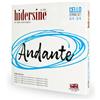 Hidersine Andante - Set di 4 corde per violoncello 4/4-3/4, anima in acciaio, corda in lega, facilità di suono, tono eccellente e ottimo rapporto qualità/prezzo, ideale per studenti di violoncello con