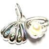 Silberschmuck - BG Ciondolo in argento Sterling con conchiglia d'abalone, gioiello per subacquei e attivisti degli animali, Argento sterling, abalone