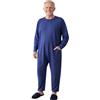 IUPITER Pigiama Intero Sanitario per DEGENTI con Zip 100% Cotone Manica Lunga, L