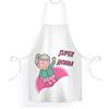 AL PRODUCTION Grembiule da Cucina SUPER NONNA - Humor - Idea Regalo