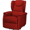 MyVorrei Poltrona Relax 1 o 2 Motori Dispositivo Medico Classe 1 Seduta Sfoderabile Rivestimento in 3 Tipi e 9 Colori Elsa