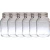 Bormioli Rocco Set di 6 barattoli in vetro originali Bormioli Fido 3,0 l con tappo ermetico