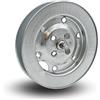 DOJA Barcelona DOJA Barcellona | Puleggia Tapparella Metallica | Disco Tapparelle Dentato per Persiana | Ø150 mm x 60 mm | Cinghia Tapparella 22mm | Dentatura 12 | Disco per Tenda Avvolgibile in Metallo | Ricambi