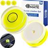 Your Day Mate Set di fiale per livelle rotonde, 5 pezzi, con Ø 18 mm, livella a bolla d'aria senza etichetta, livella ad acqua, livella circolare, livella circolare per caravan, macchina fotografica, fai da te
