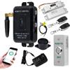 QTTYELOK WiFi Tuya Access Control Home Security System Kit 433Mhz Senza Fili Cancello Door Opener Smartphone APP Telecomando Sblocco + Serratura Elettrica del Bolt di Goccia