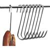 HhBdy 50 pezzi Gancio per carne a S, Ganci da Macellaio in Acciaio Inox, 15 cm Ganci da Cucina Inox, Ganci per Affumicatura per Appendere Carne, Barbecue, Cucina