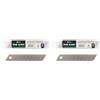 D.RECT 7212, Lame per Cutter, Lame di Ricambio per taglierino, 10 pezzi, 18mm (Confezione da 2)