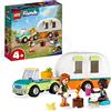 LEGO Friends Vacanza in Campeggio con Camper Giocattolo e Macchina, Giochi per Bambina e Bambino dai 4 Anni in su, Personaggi Serie 2023 41726