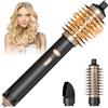 HyAdierTech Spazzola Asciugacapelli, 3 in 1 Phon Capelli Ionica, Spazzola Ad Aria Calda 800W, Spazzola Rotante per Capelli, 2 Temperature/ 2 Velocità, per Volumizzante Lisciante (nero)
