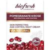 Biofresh cosmetics Via Natural crema notte rigenerante con melograno e olio di rosa,resveratrolo,controllo dell'età,night cream 50ml