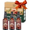 Bionoble Skincare Kit 3x50ml - Olio di Ricino, Argan & Jojoba Bio - Viso, Corpo e Capelli - Regalo Donna Compleanno
