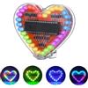 PEMENOL Kit di saldatura RGB a forma di cuore, SMT/SMD, fai da te, cambia colore, set elettronico, set educativo per decorazioni romantiche, papà, mamma, ragazzi e ragazze