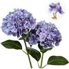 Oairse 2 fiori artificiali di ortensia, fiori finti decorativi viola realistici al tatto, in seta, stelo lungo 63 cm, per casa, hotel, ufficio, decorazioni per matrimoni