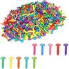 ANYUANKW 300 Pezzi Fermacampioni Piccoli Mini Scrapbooking Brads Colorati Metallo Elementi di Fissaggio in Carta per Fabbricazione Artigianale Scrapbooking Fai da Te