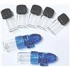 HEADNMORE® Set - 2 dosatori blu Sniffer Dispenser Snuff Bottle + 5 bicchieri di ricambio BT1