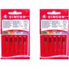 Singer - Set di 2 confezioni di aghi 2020 823R, assortiti, per tessuti di cotone 130/705 H 70-80-90-100, universali