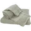 GX GARGIX GARGIX SET TRIS 3 PEZZI ASCIUGAMANI SPUGNA BAGNO TELO DOCCIA VISO OSPITE PER HOTEL (Lory-7/Beige)