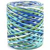Zscendence Filo di rafia naturale, filo di paglia di carta artigianale, fatto a mano, all'uncinetto, per cappelli estivi, borse, cesti, corda per decorazioni e confezioni regalo (150 m, multicolore B)