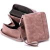 SENDEFN Portafoglio Donna in Pelle Cerniera Portamonete Piccolo Portafogli con Blocco RFID Porta Tessere Porta Carte di Credito Donna con 24 Scomparti per Carte