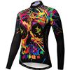 JPOJPO Maglia da ciclismo da donna, professionale, a maniche lunghe, abbigliamento sportivo, maglietta per ciclismo