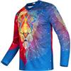 JPOJPO Maglia da ciclismo per bambini Downhill Shirts anni ragazze ragazzi bicicletta MTB abbigliamento a maniche lunghe Powersports bicicletta BMX Top, 30, 10 Anni